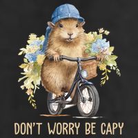 Capybara Dont Worry Be Capy Premium Pullover Hoodie