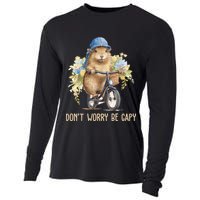 Capybara Dont Worry Be Capy Cooling Performance Long Sleeve Crew
