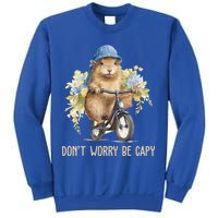 Capybara Dont Worry Be Capy Sweatshirt