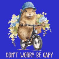 Capybara Dont Worry Be Capy Sweatshirt
