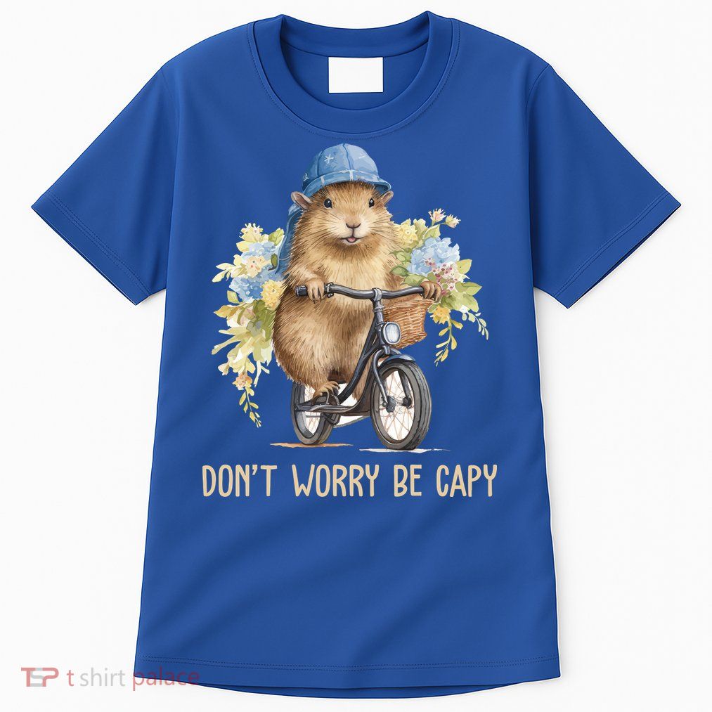 Capybara Dont Worry Be Capy Tall T-Shirt