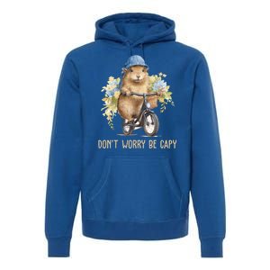 Capybara Dont Worry Be Capy Premium Hoodie