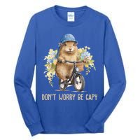 Capybara Dont Worry Be Capy Tall Long Sleeve T-Shirt