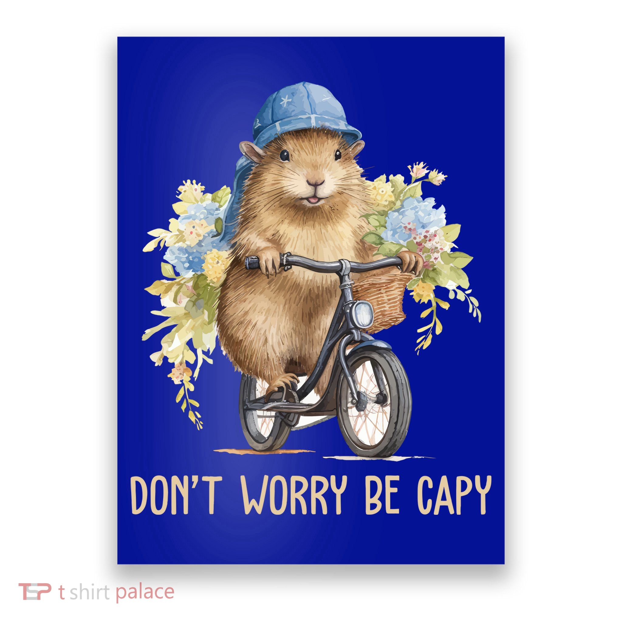 Capybara Dont Worry Be Capy Poster