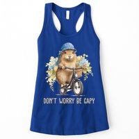 Capybara Dont Worry Be Capy Womens Tank Top