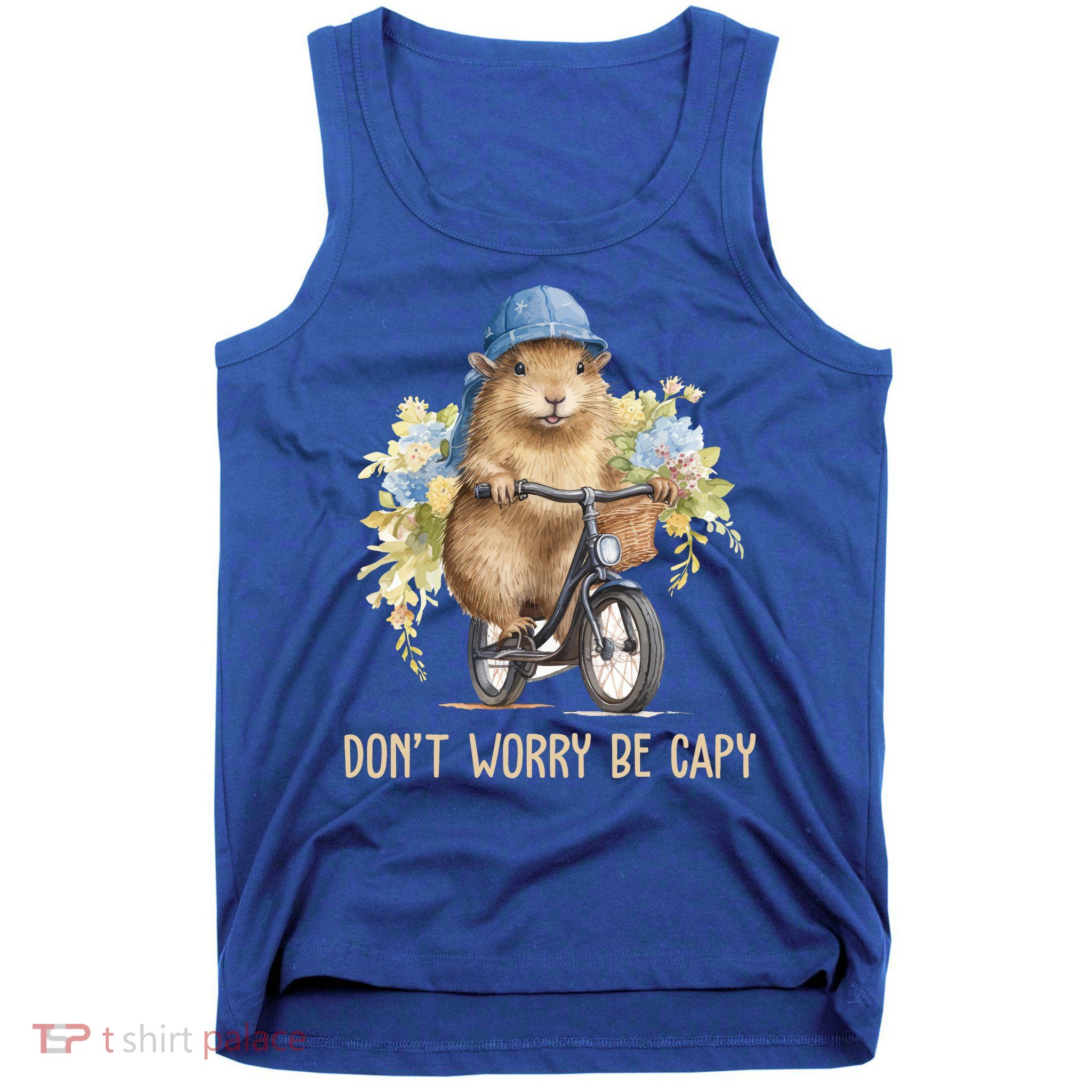 Capybara Dont Worry Be Capy Tank Top