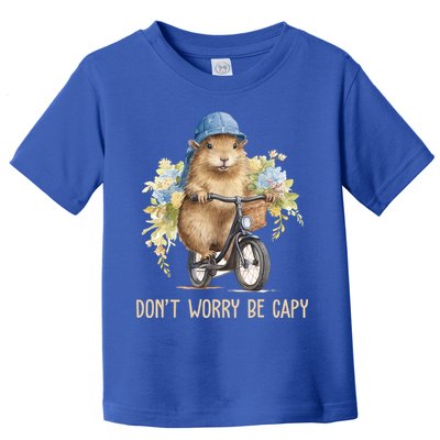 Capybara Dont Worry Be Capy Toddler T-Shirt