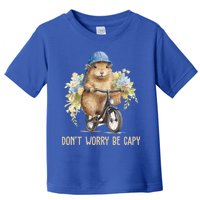 Capybara Dont Worry Be Capy Toddler T-Shirt