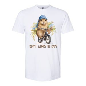 Capybara Dont Worry Be Capy Softstyle CVC T-Shirt