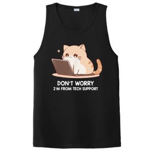 Cat DonT Worry IM From Tech Support PosiCharge Competitor Tank