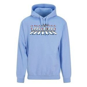 Christmas Ducks Walking Street Xmas Holiday Season Unisex Surf Hoodie