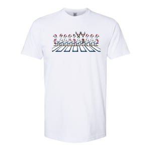 Christmas Ducks Walking Street Xmas Holiday Season Softstyle CVC T-Shirt