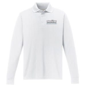 Christmas Ducks Walking Street Xmas Holiday Season Performance Long Sleeve Polo