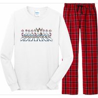 Christmas Ducks Walking Street Xmas Holiday Season Long Sleeve Pajama Set