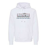 Christmas Ducks Walking Street Xmas Holiday Season Premium Hoodie