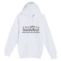 Christmas Ducks Walking Street Xmas Holiday Season Premium Pullover Hoodie