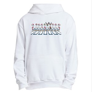 Christmas Ducks Walking Street Xmas Holiday Season Urban Pullover Hoodie