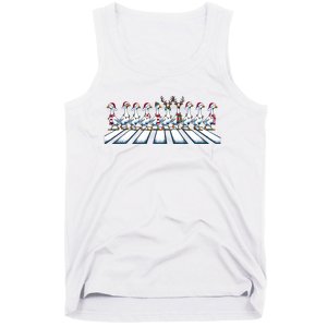 Christmas Ducks Walking Street Xmas Holiday Season Tank Top