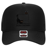 Cat DonT Worry IM From Tech Support Trucker Hat