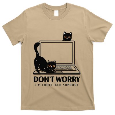Cat DonT Worry IM From Tech Support T-Shirt