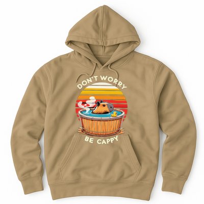 Capybara DonT Worry Be Cappy Hoodie