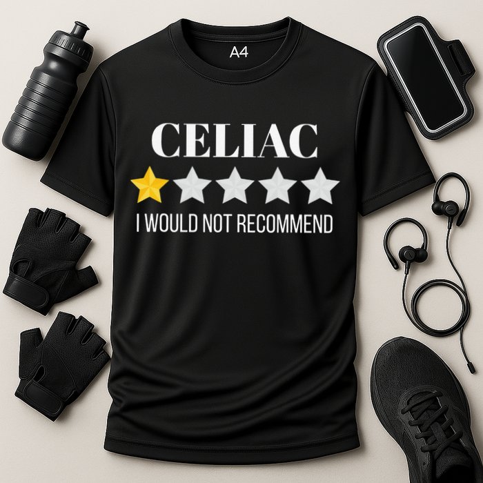 Celiac Disease Would Not Recommend Celiac Cooling Performance Crew T-Shirt