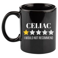 Celiac Disease Would Not Recommend Celiac 11oz C Handle Ceramic Mug