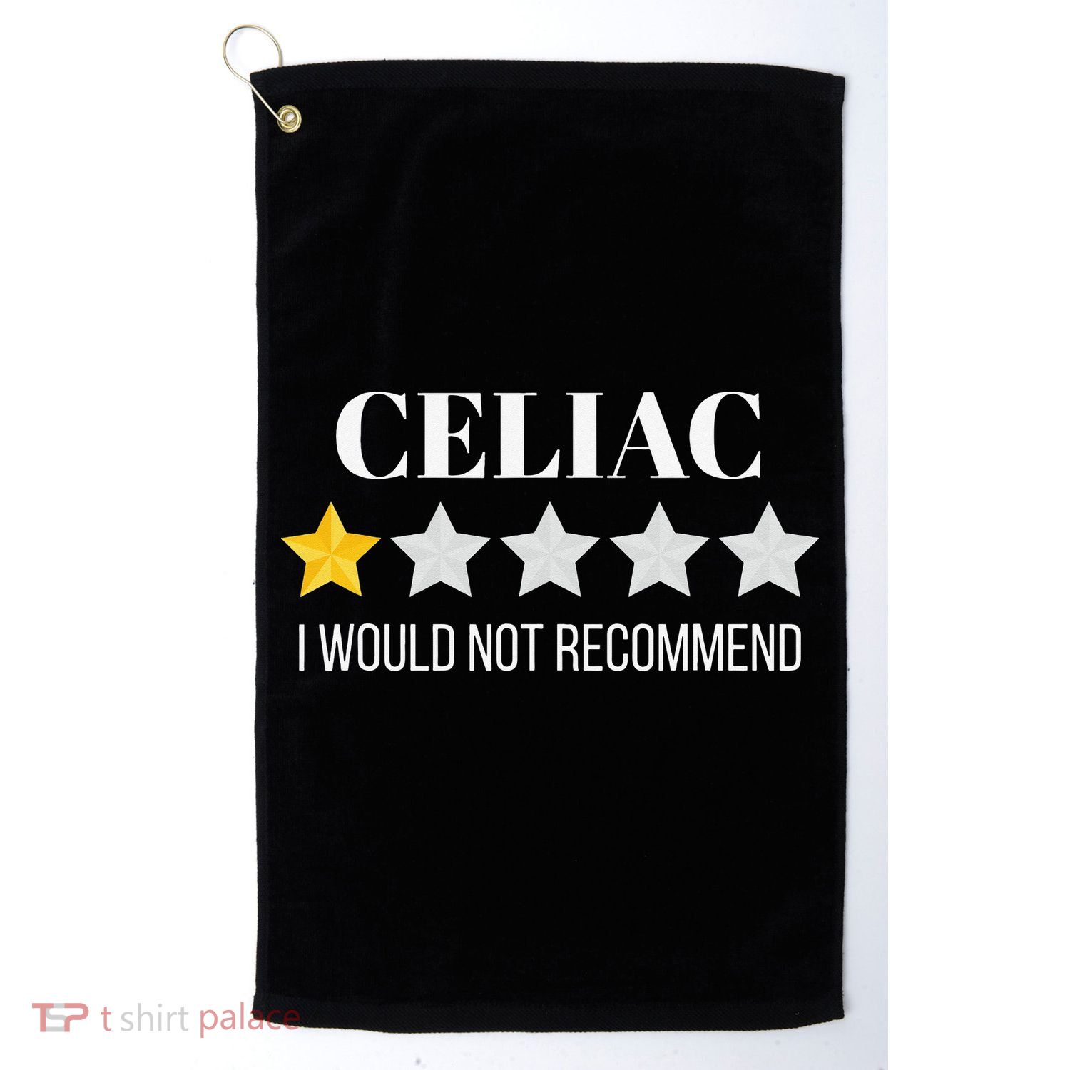 Celiac Disease Would Not Recommend Celiac Golf Towel