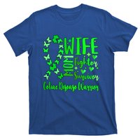 Celiac Disease Wife Mom Warrior Green Ribbon Butterfly Cute Gift T-Shirt