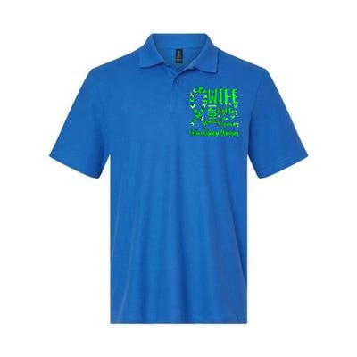 Celiac Disease Wife Mom Warrior Green Ribbon Butterfly Cute Gift Softstyle Adult Sport Polo