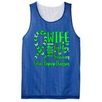 Celiac Disease Wife Mom Warrior Green Ribbon Butterfly Cute Gift Mesh Reversible Basketball Jersey Tank