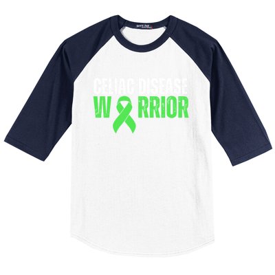 Celiac Disease Warrior Support And Awareness Glutenfree Gift Baseball Sleeve Shirt