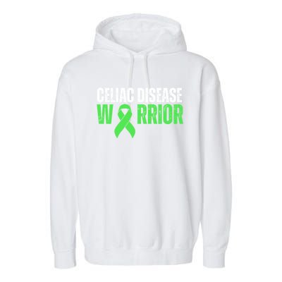 Celiac Disease Warrior Support And Awareness Glutenfree Gift Garment-Dyed Fleece Hoodie