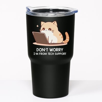 Cat DonT Worry IM From Tech Support Tumbler
