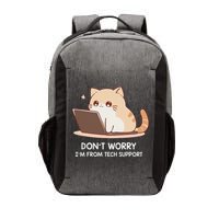 Cat DonT Worry IM From Tech Support Vector Backpack