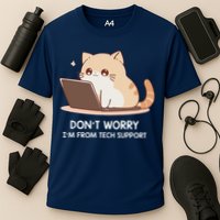 Cat DonT Worry IM From Tech Support Performance Shirt