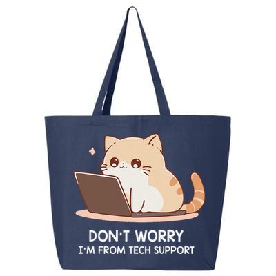 Cat DonT Worry IM From Tech Support 25L Jumbo Tote