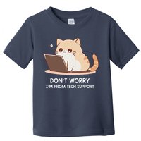 Cat DonT Worry IM From Tech Support Toddler T-Shirt