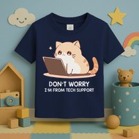 Cat DonT Worry IM From Tech Support Toddler T-Shirt