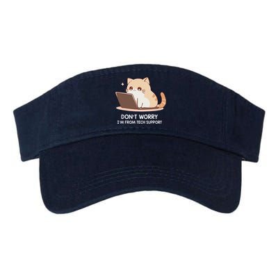 Cat DonT Worry IM From Tech Support Valucap Bio-Washed Visor