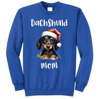 Christmas Dachshund Weenie Mama Vintage Santa Gift Sweatshirt