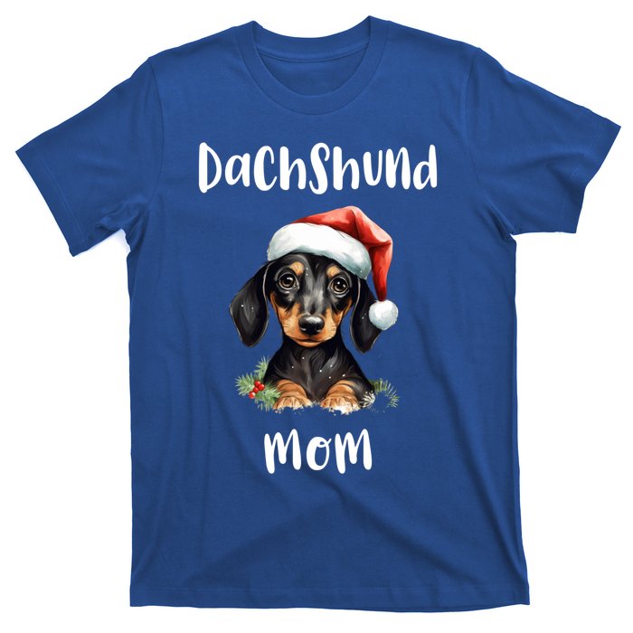 Christmas Dachshund Weenie Mama Vintage Santa Gift T-Shirt