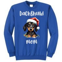 Christmas Dachshund Weenie Mama Vintage Santa Gift Tall Sweatshirt