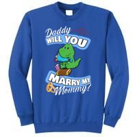 Cute Dino Wedding Offer Daddy Will You Marry My Mommy Gift Sweatshirt