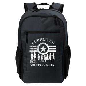 Cool Distressed Wear Purple Military Children Daily Commute Backpack