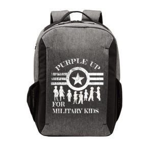 Cool Distressed Wear Purple Military Children Vector Backpack