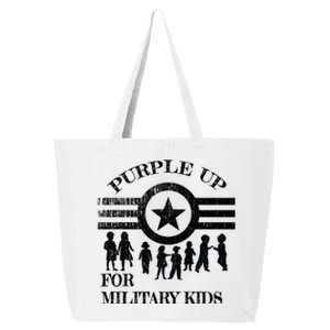 Cool Distressed Wear Purple Military Children 25L Jumbo Tote