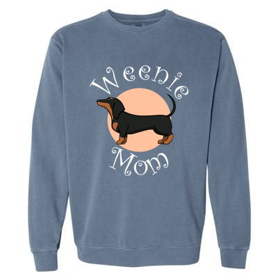 Cute Dachshund Weenie Mom Dog Great Gift Garment-Dyed Sweatshirt