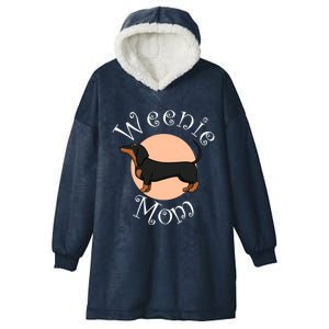 Cute Dachshund Weenie Mom Dog Great Gift Hooded Wearable Blanket