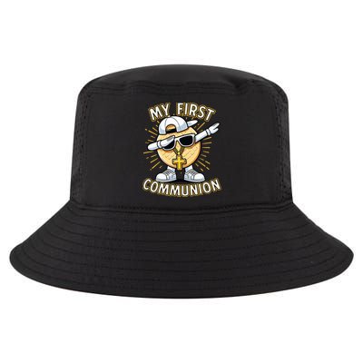 Communion Dabbing Wafer Funny 1st Communion Cool Comfort Performance Bucket Hat